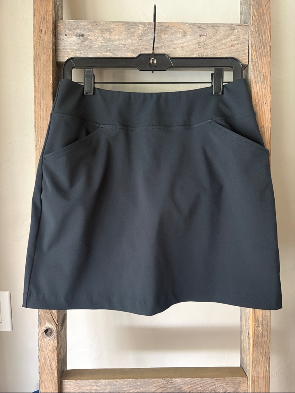 Lilly Pulitzer Luxletic Black Golf Tennis Pickleball Skirt Skort Shorts Size 6